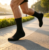 Chaussettes de course à compression personnalisées avec logo, respirantes, soutien de la voûte plantaire, absorbantes, anti-ampoules, chaussettes de sport pour hommes et femmes