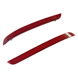 Mercedes-Benz ML-Class W166 Rear Bumper Reflectors 1668200074L 1668200174R Rectangle Meniscus ABS LED Lenses - Product Image 1