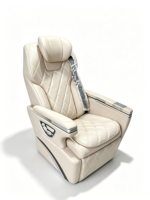 Siège de Capitaine Pivotant Luxe Zéro Gravité avec Repose-Pieds Motorisé, USB, Massage, Ventilation et Chauffage pour Van, MPV, VR et Modification Automobile