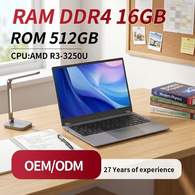 Brand New 15.6"  Laptop AMD R3 3250U  512 SSD IPS Display Full HD English Keyboard Windows 11 Home for Students