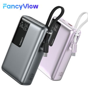 Banco de Energía para <span class=keywords><strong>Trabajar</strong></span> desde Cualquier Lugar, 20000 mAh, PD 65 W, Carga Rápida para MacBook Air, iPad Pro, iPhone, Pantalla LED, Logotipo Personalizado - Product Image 3