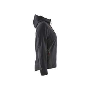 BLAKLADER - 594125369799S Chaqueta de punto para mujer Softshell con capucha Gris oscuro/Negro-EAN 7330509804759 CHAQUETAS DE TRABAJO - Product Image 4