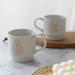 Tasses à café en céramique avec poignée, prix abordable pour la maison, pour Noël - Product Image 3