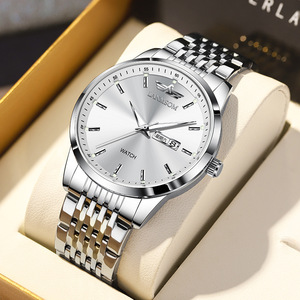 New ultra-thin business men's watch with dual <b>calendars</b>, water-resistant, luminous, fully automatic for men - Product Image 1