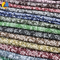 Tissu Jacquard Tissé à Grammage Élevé, Motif Floral sur Fond Foncé, pour Manteaux et Pantalons, Conception Personnalisée Disponible