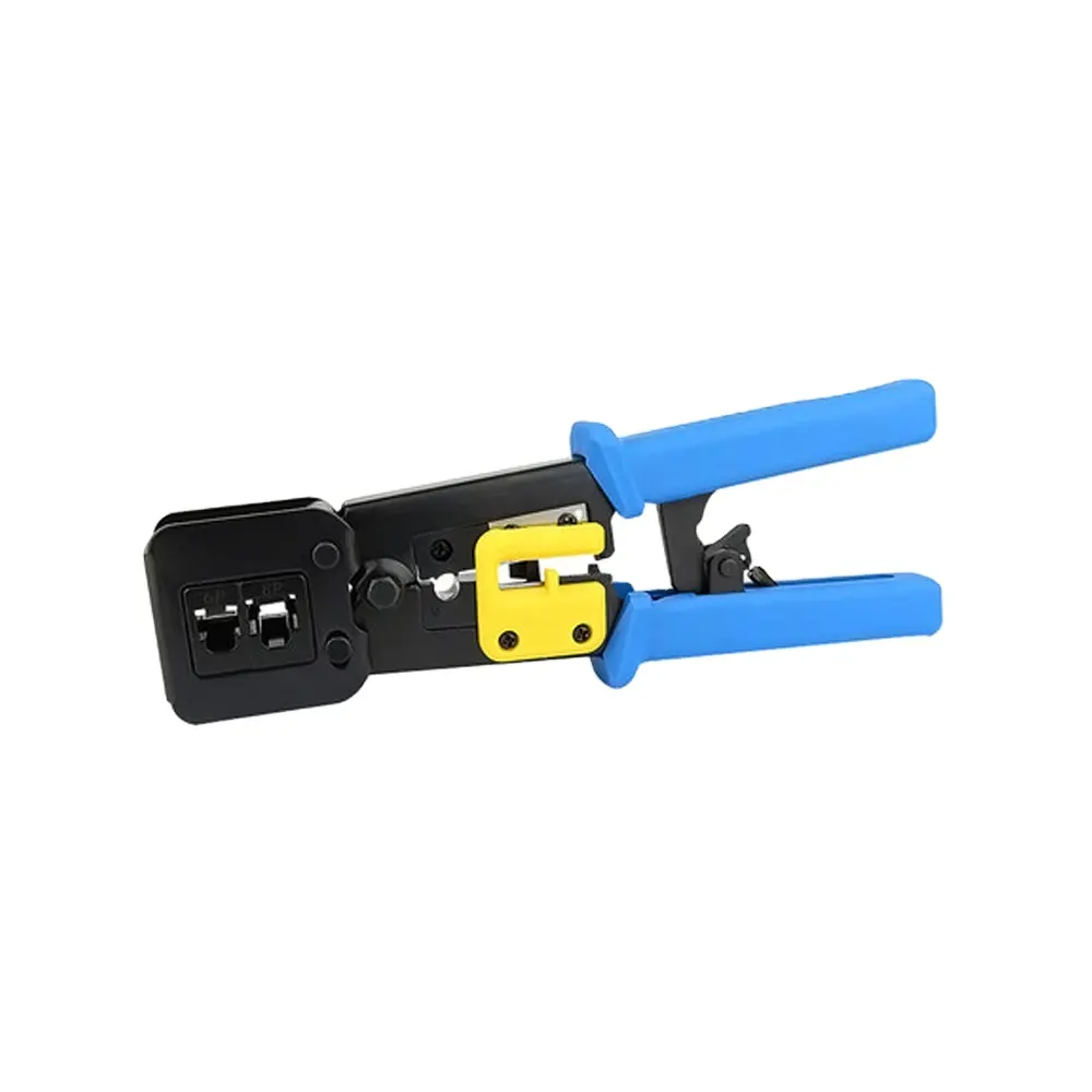 RJ45 RJ12 연결관을 위한 뇌관집게 공구를 통해서 8Pin 6Pin 통행