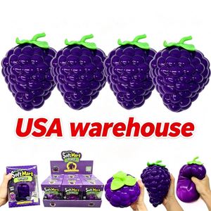Pelota Antiestrés Gigante de Uva Morada, Material TPR, Juguete Sensorial de Uva Morada, Juguete Promocional de Simulación de Fruta - Product Image 4