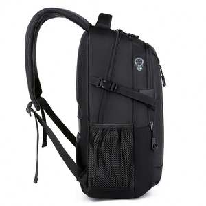 Wholesale Multifunction Travel <b>Laptop</b> Backpack PU & Oxford Waterproof <b>Large</b> Capacity Business Backpack <b>Bag</b> With Usb Charge Port - Product Image 3