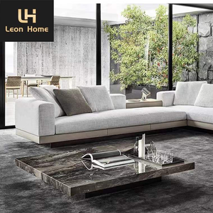 Mesa de Diseño Italiano con Bandeja, Mesa de <span class=keywords><strong>Centro</strong></span> Cuadrada con Tapa de Mármol para la Sala de Estar, Mesa de <span class=keywords><strong>Centro</strong></span> de Mármol Foshan - Product Image 2