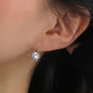 Orecchini Pendenti con Zirconi, Eleganti Orecchini da Sposa di Lusso Leggero per Donne - Product Image 6