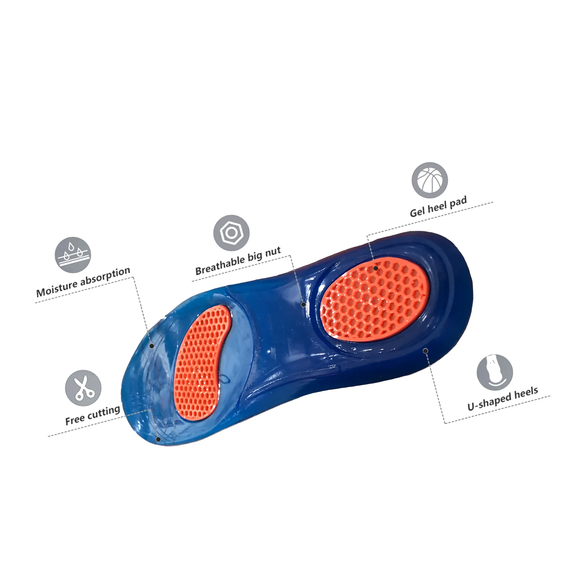 Arch Support Anti-static insoles orthopedic foot insole