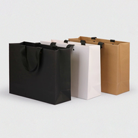 Sac en papier personnalisé imprimé avec logo, impression offset CMJN, couleurs Pantone, emballage de magasin de détail, sac de transport en gros