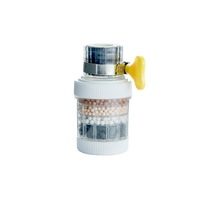 Filtre de robinet domestique amovible et lavable à six couches, universel, anti-éclaboussures, économiseur d'eau de douche, filtre à eau de robinet de cuisine en plastique