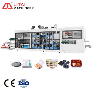 Hoàn toàn tự động phân hủy sinh học thermoforming máy thực phẩm container Máy làm - Product Image 1