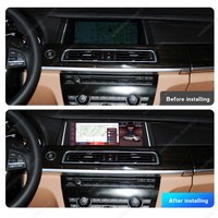 MEKEDE Radio Lecteur multimédia Car-play Android Auto GPS Navigation pour BMW Série 7 F01 F02 2009-2015 10.25 Pouces