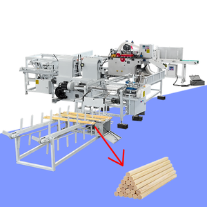Ligne de production de machines à fabriquer des bâtonnets d'allumettes en bois, des bâtons en bois ronds, des manches de balai et des manches de pelle, modèle 2026, très demandée - Product Image 1