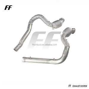 Tuyau de descente d'échappement de bouclier thermique de haute qualité pour Mercedes Benz <span class=keywords><strong>AMG</strong></span> GT <span class=keywords><strong>GTS</strong></span> GTR <span class=keywords><strong>V8</strong></span> 4.0T M178 tuyaux de descente - Product Image 2