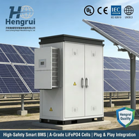 Armoire de système de stockage d'énergie commercial 215 kWh 100 kW avec batterie LiFePO4, onduleur AC, refroidissement liquide et station de charge de VE de secours