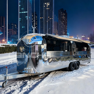 Camion de vente ambulante multifonction de luxe, grande remorque alimentaire mobile pour la vente de café et de nourriture de rue - Product Image 1