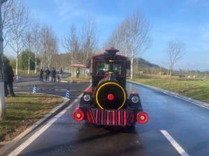 <span class=keywords><strong>Tren</strong></span> Turístico Urbano <span class=keywords><strong>de</strong></span> 72 Asientos con Diseño Moderno, Instalaciones Recreativas <span class=keywords><strong>de</strong></span> Lujo para Atracciones Comerciales - Product Image 2