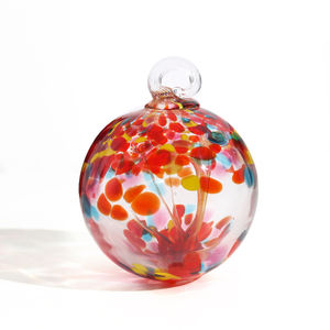Bolas de Navidad manchado de vidrio soplado a mano accesorios de decoración del hogar de vidrio - Product Image 1