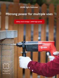 <span class=keywords><strong>KEN</strong></span> Ruiqi Perceuse à percussion électrique 2520E de qualité professionnelle, outil léger et multifonctionnel à haute puissance - Product Image 3