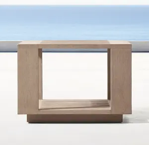 Sassanid extérieur patio jardin ensembles hôtel station Massimo teck café table d'appoint moderne de luxe mobilier d'extérieur - Product Image 5