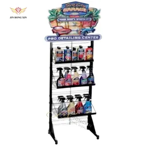 Affordable prices hat rack for retail store Car wash detergent stand display