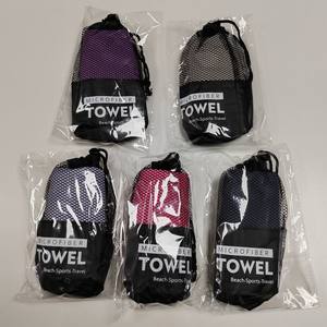 ビーチタオルセットスポーツタオルポーチバスプール - Product Image 4