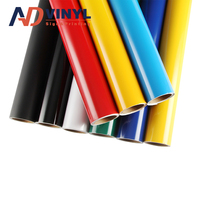 Vinilo Autoadhesivo de PVC de 1.22*50M para Plotter de Corte, Rollo de Vinilo Autoadhesivo de Color