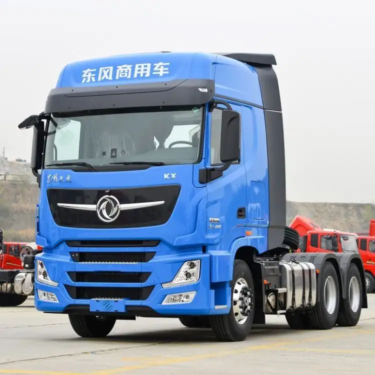 공장 가격 Dongfeng 상업용 차량의 Tianong KX 킹 에디션 600hp 6X4 디젤 트럭 트랙터 왼쪽 트레일러