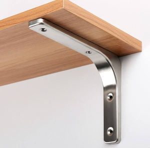 Soporte de Esquina en Forma de L de Acero al Carbono Resistente, Montado en la Pared, Negro, Soporte <span class=keywords><strong>Triangular</strong></span> de 90 Grados para Estantes, Recubierto de Polvo, 2 mm de Grosor - Product Image 5