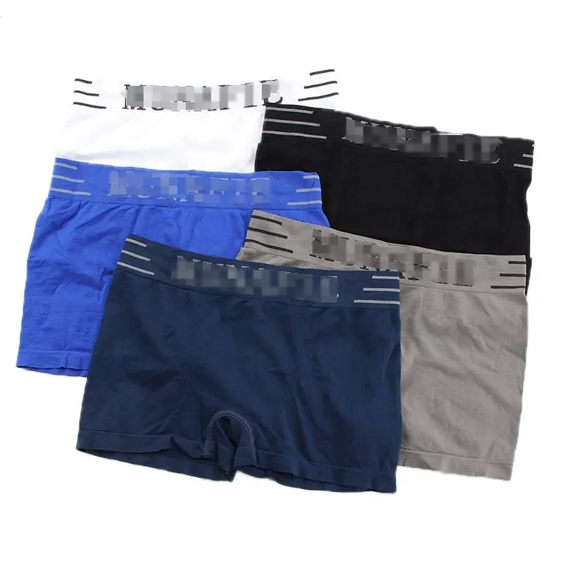 Munafie Herren bedruckte Brief Unterhose Nylon Mode Nahtlose mittel hohe Slips Gute Elastizität Unterwäsche Munafie Panty