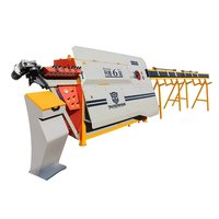 Cintreuse de fil CNC 2D pour treillis de construction, machine de cintrage automatique d'étriers en acier CNC avec découpe intégrée
