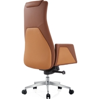 Support de genou Appui-tête intégré BIFMA Certifié Invité Conférence Réunion Ergonomique Executive Chaise en cuir pour salon