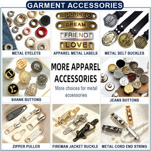 Étiquettes métalliques personnalisées en alliage de zinc pour vêtements, accessoires de mode, avec logo de marque et placage, pour usine de quincaillerie - Product Image 6