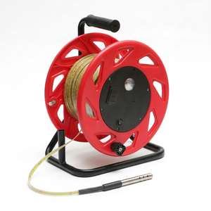 Medidor de Profundidad de Agua con Regla de Acero de 150m, Carrete de Plástico, Sonda de 14mm, Resolución de 0.5mm, Tiempo de Respuesta de 1ms para Geología de Pozos Profundos - Product Image 1