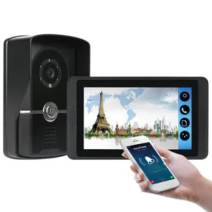 1080P Video Doorbell Latest WIFI wireless Video Door Phone with 7 Inch Monitor unlock by indoor monitor and mobile phone