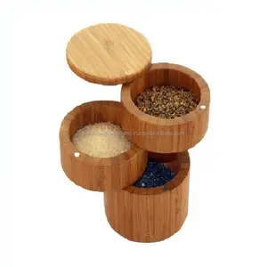 Hot Sale Spice Kitchen Use Storage Boxes Factory Direct Wooden Indian Spice Box Exclusive Customized Blends Spice Container
