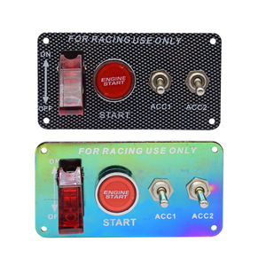 Đánh lửa chuyển đổi bảng điều chỉnh 12V 4 trong 1 Rocker chuyển đổi với động cơ push button LED cho RV xe tải Đua Xe thuyền Marine Trailer - Product Image 4