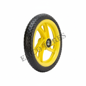 2024 roue en mousse PU robuste de 12 \ "avec jante en plastique sans crevaison 20 \" pneu lumière LED roues pour enfants pour vélos vtt - Product Image 1