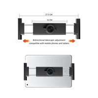 Summer bee Tablet aluminium/ponsel, dudukan dinding 4-13 inci perangkat untuk Apple ipad/air/mini/samsung Tab Holder untuk tempat tidur/mobil