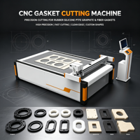 Machine de découpe CNC automatique à couteau oscillant pour la fabrication de joints, sans matrice requise, haute précision, haute sécurité, numérique