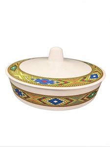 Venta al por Mayor de <span class=keywords><strong>Tazones</strong></span> <span class=keywords><strong>Grandes</strong></span> con Tapa, <span class=keywords><strong>Personalizados</strong></span>, Estilo Etíope, Eritreo, Habesha - Product Image 4