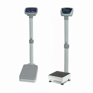 Bilancia Digitale per Pugilato/Wrestling con Misuratore di Altezza Telescopico, Capacità 300kg, Unità LB/KG, Precisione 0.1kg, Personalizzabile OEM - Product Image 1