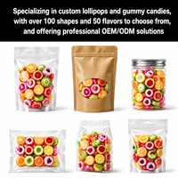 Fabricant de bonbons en gros, bonbons durs aux saveurs de fruits, emballage personnalisé, BRC, Halal, services OEM/ODM
