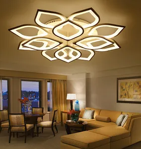 Flower LED Ceiling Lights Living room Bedroom Lustres Home Ceiling Lamp Acrylic Rc LED Ceiling Lighting