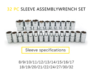 Juego de Llaves de Trinquete de 32 Piezas y 12 Puntas, Marca OEM, 1 Año de Garantía, Estuche Rígido para Reparación de Automóviles - Product Image 6