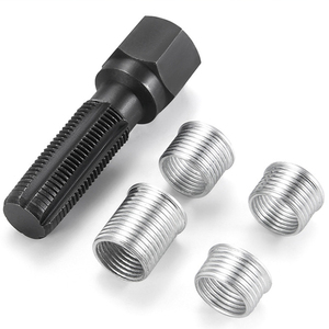 Spark Plug Thread Repair Kit - M12x1.25 Inserts & M14x1.25 Tap For Engine Repair