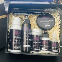 Kit d'Outils d'Installation pour Extensions Capillaires et Perruques Lace Front, Colle Imperméable, Logo Personnalisé, Marque Privée, Vente en Gros